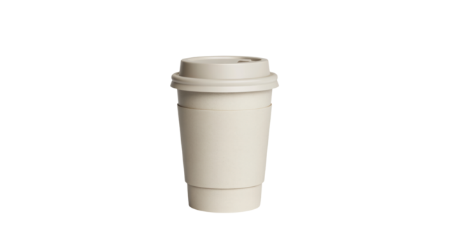 Enjoy a fresh brew in this modern coffee cup, perfect for your daily caffeine fix and ideal for cafes, restaurants, and coffee lovers everywhere