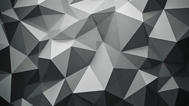 Black abstract geometric background from polygons