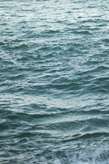 Blue Ocean Water Texture with Gentle Waves