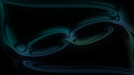 Abstract liquid flow background with smooth, undulating teal, blue, and green gradients, creating a dynamic visual offering a sense of fluid motion and elegant contours, perfect for modern design aest