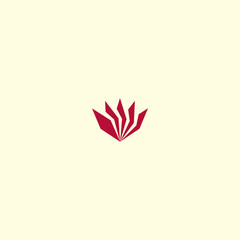 Fototapeta premium Abstract floral logo Icon flat vector design