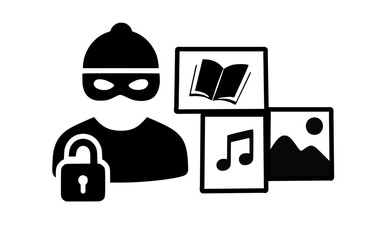 Vol et plagiat num&eacute;rique - version noire et blanc