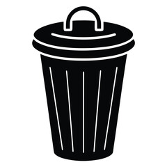 smart dustbin sensor on white background