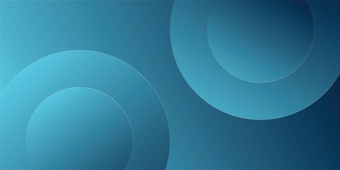 Abstract Blue Circular Design With Soft Gradients And Large Ring Shapes For Backgrounds eps10