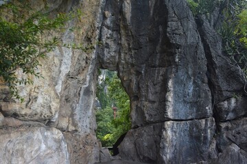 landscape Nang Phanthurat mountain forest park travel location in Thailand