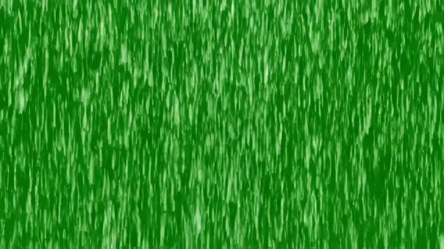 Looping Atmospheric Element with falling heavy rain overlay loop motion graphic background green screen distortion, overlay, glitch, static noise, scan lines on black background, 4k animated video