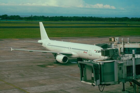 Batik Air airline with code PK - BLD is preparing to fly from Yogyakarta International Airport (YIA)