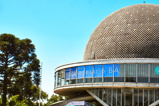  The Galileo Galilei Planetarium or Planetario is located in the Palermo district of Buenos Aires city, Argentina. Buenos Aires, Argentina - November 27, 2024
