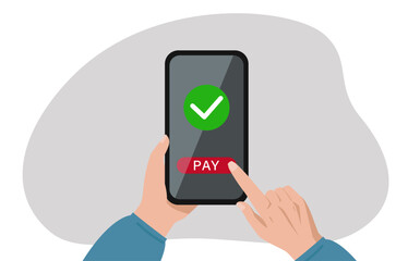 A hand about to press a 