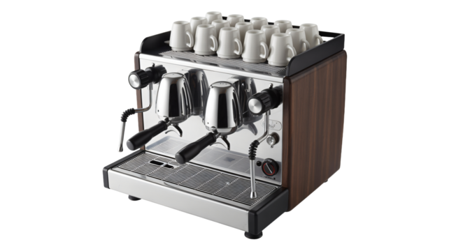 Elevate Your Cafe Experience with a Stunning Commercial Espresso Machine Ready to Brew Rich Coffee for Discerning Customers at Your Establishment
