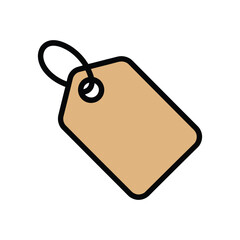 Fototapeta premium Price Tag or Sale Label Icon - Retail, Discount & Shopping Promotion