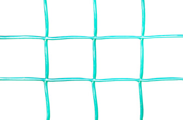 Plastic gardening mesh isolated