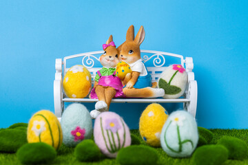  beautiful Easter decoration of bunnies