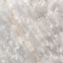 Obraz premium White background with a pattern of snowflakes and glitter