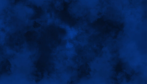 Rich, saturated, atmospheric abstract design element. Mysterious dark blue fog texture for creative design.