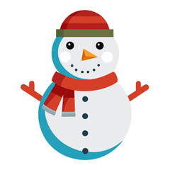Cute Snowman Character