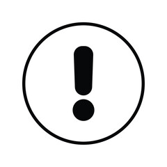 Error  icon with white background vector stock illustration