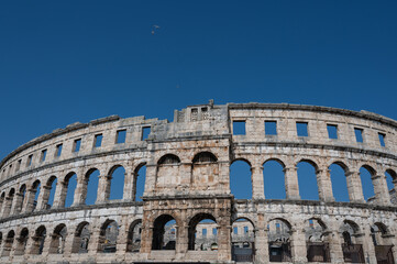 Fototapeta premium Part of the Amphitheater in Pula, Croatia