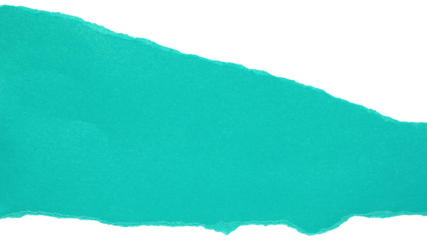 blue torn or ripped paper isolated on transparent png background,realistic torn cardboard paper edges,torn or ripped cyan paper frame,design decoration,cyan torn paper background