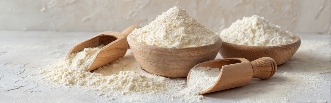Lupin Flour on White Marble Ultra HD