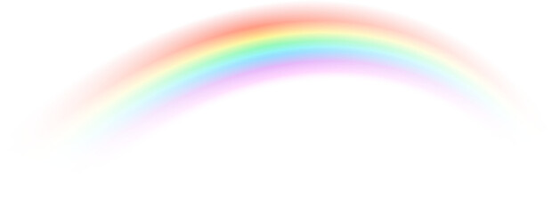 Colorful abstract rainbow arc. bright vector illustration of nature's spectrum and light