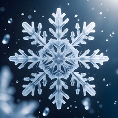 snowflakes on a white background