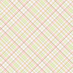 Elegant pastel plaid fabric design in pink and green for modern apparel, interior, and crafts with a fresh, spring-inspired aesthetic for creative projects