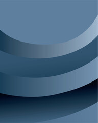 Abstract Curve Blue Background Vector Design