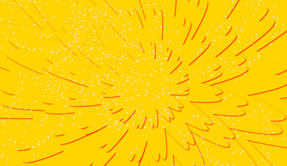 abstract background with yellow flowers