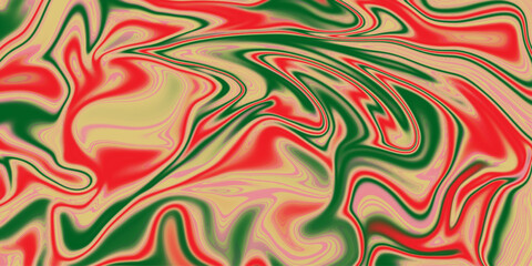 Abstract color background in impressionism style of multicolored liquid colors. Orange teal digital marbling. Abstract marbled texture. Liquid paint abstraction.