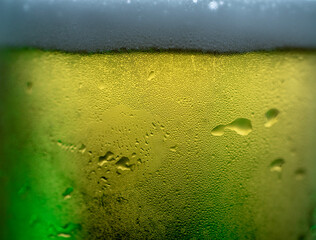 water drops on glass