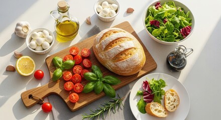 Fresh Italian Ingredients for Delicious Summer Meal