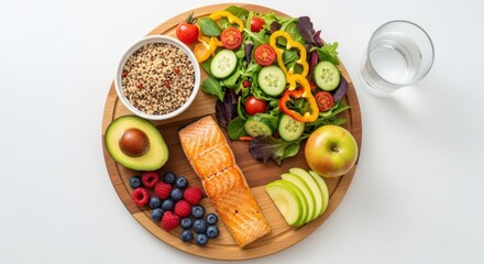 Healthy Meal Prep: Salmon, Greens & Superfoods