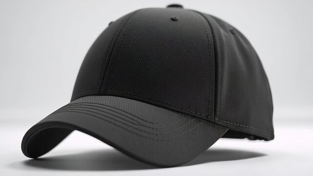 Modern black baseball cap collection showcasing different angles and designs for casual headwear appreciation