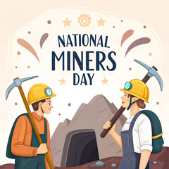 National Miners Day: Honoring the Depths, Brave Souls of the Underground, Mining Heritage Tribute, Coal and Gold Workers Legacy, Hardworking Miners Appreciation Day