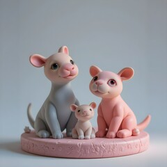 Handmade Clay Animal Minis