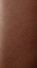Fototapeta premium Rich Brown Leather Texture Background with Subtle Grain Pattern.