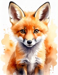 Obraz premium Playful Baby Fox