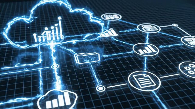 Cloud Computing Network with Lightning Connections