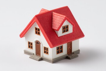 Miniature house with red roof (4)