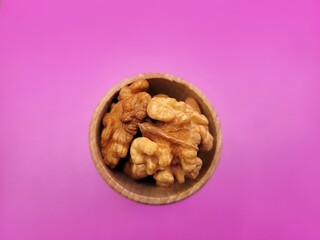 Fresh pieces of walnuts for better taste