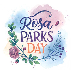 Rosa Parks Day Civil Rights Legacy, Courage and Equality Tribute, Black History Inspiration Freedom, Iconic Bus Protest Historical Moment, Rosa Parks Strong Woman Empowerment