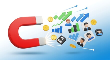 Attract top talent and drive business growth with magnetic recruiting strategies, boosting sales and revenue with smart marketing and lead generation