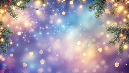 Enchanting holiday lights and decorations christmas celebration abstract background festive environment colorful viewpoint magical concept for seasonal cheer