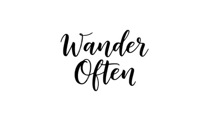 Inspiring wanderlust quote for travel lovers and adventure seekers, encouraging exploration and freedom with elegant typography on a clean white background