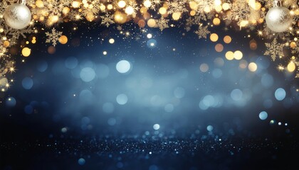 Festive holiday celebration background winter wonderland visual content sparkling atmosphere close-up view magical concept for seasonal greetings and decorations