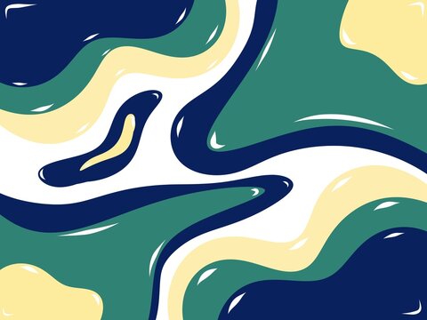 abstract background with wave art