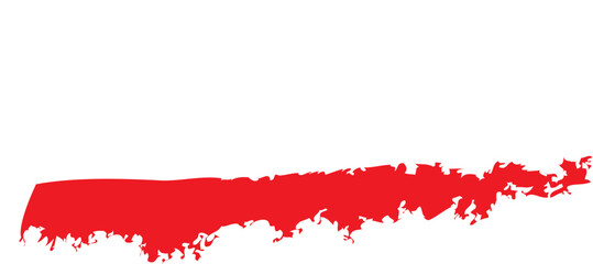 Bright red grunge design on white background