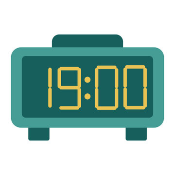 Digital clock with the time 19.00 vector
Vector clock with the time