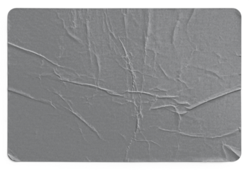 Grey Wrinkled Paper with Vertical Crease